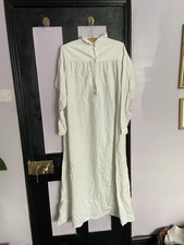 White Cotton Nightdress Antique/Vintage Size Medium 12-14