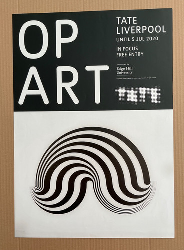 Rare bridget riley tate poster - bridget,