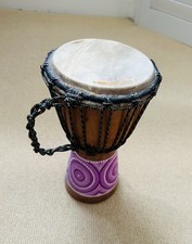 Handcrafted African Djembe Drum – British Museum Purchase – Wooden Rope-