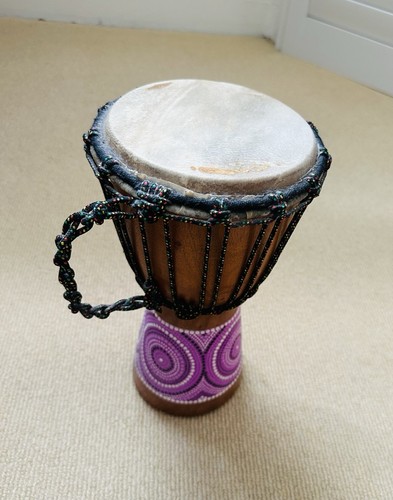 Handcrafted african djembe - african,