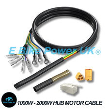 Hub Motor Replacement Cable MT60/RING Connector 7.5mm Thick 120cm Long