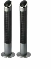 Two Bionaire Tower BT90R Fans with one REMOTE (FAULTY)