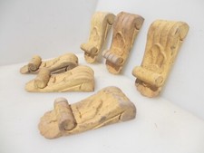 Faux Carved Wooden Corbel Wood Bracket Holder Shelf Antique STYLE  6"H - £10each