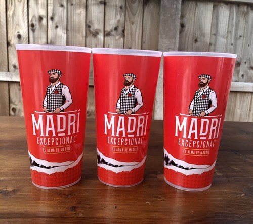 Plastic madri pint cups - pint,