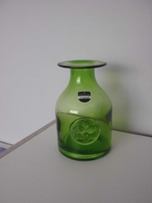 DARTINGTON GREEN FLOWER VASE/BOTTLE 'LILY' DESIGN - VA 2668 - VGC