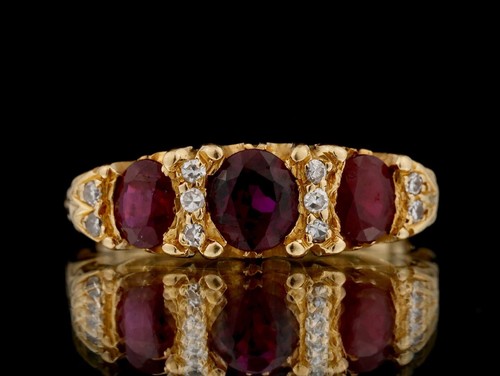 Victorian style 18ct - victorian, yellow