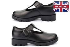Girls Leather School Shoe
