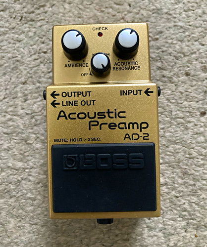 Boss acoustic preamp - ad-2,