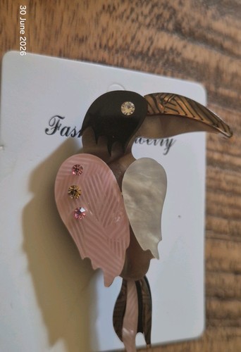 Modern acrylic handmade brooch - handmade,