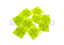 Inline 20 x 20mm Yellow Retro Reflective Targets - Pack of 20
