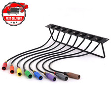 8-Way 1U Cabinet XLR Audio