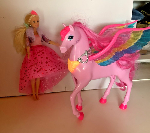 Barbie horse doll - barbie, and