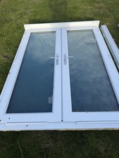 French Doors White PVC