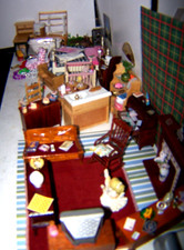 DOLLS HOUSE, JOB LOT, 12TH, FURNITURE, 154 ITEMS, ACCESSORIES, HUGE CLEARANCE, C