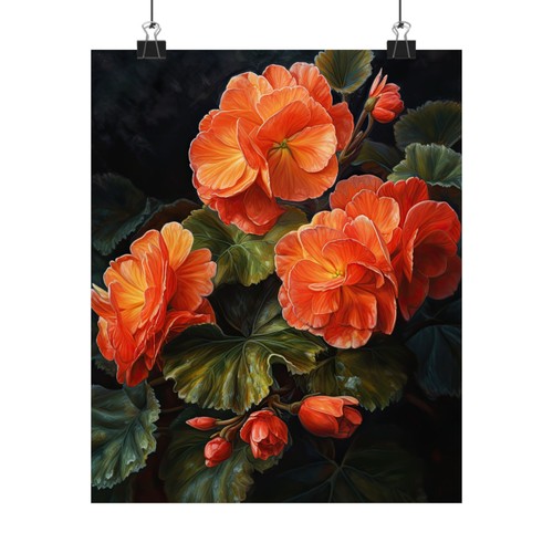 Orange begonia flower - orange,