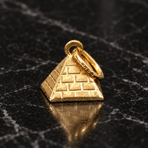 9ct yellow gold egyptian - gold, 3d