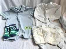 Reborn baby dolls clothes and accessories bundle to fit 20/22inch doll. 430