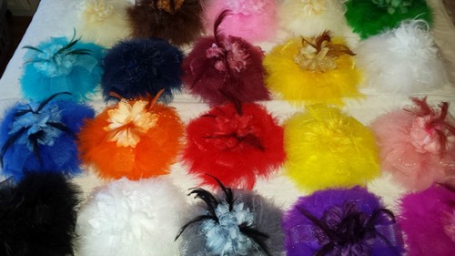 Joblot feather sinamay - joblot,