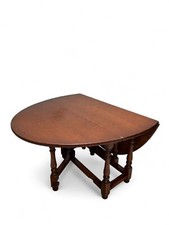 Vintage Old Charm Wood Brother/Oak Gate Leg Drop Leaf Dining Table/FREE DELIVERY