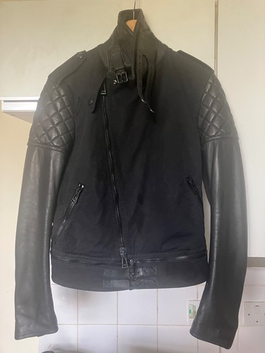 Belstaff leather biker - leather, cafe