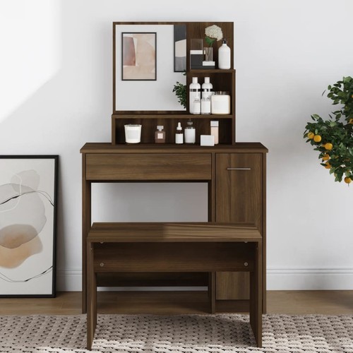Dressing table with mirror - table,