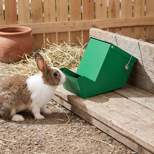 Metal rabbit hay feeder food - hay,