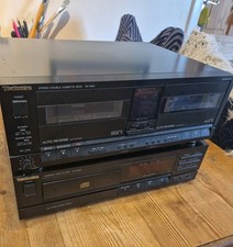 TECHNICS SL-PJ27A CD Player  &  RS-X980 Double Cassette Deck OPEN TO ANY OFFERS