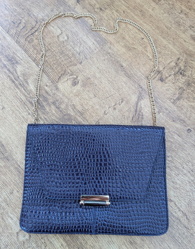 Navy blue croc - blue, effect