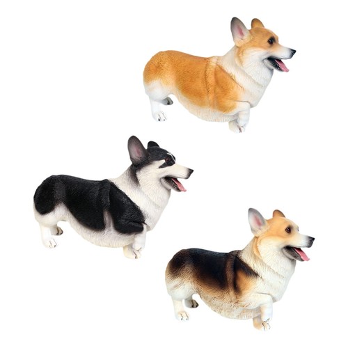 Corgi dog statue figure - statue,