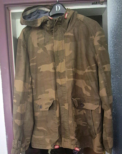 Men camouflage hooded - men's,