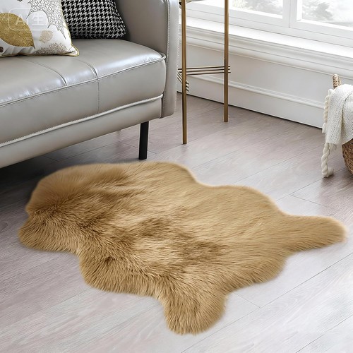Fluffy faux sheepskin - faux, rug