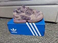 Adidas ZX torsion Lilac Violet Purple Suede Trainers Sneakers