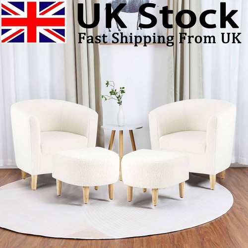 Sherpa accent chair ottoman - accent,