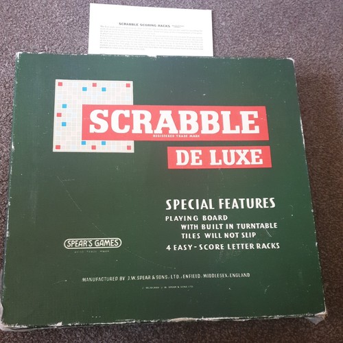 Vintage scrabble luxe 1973 - scrabble,