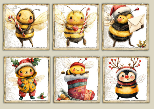 Christmas card toppers - christmas,