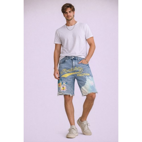 First row denim shorts - row,