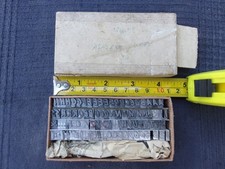 Vintage letterpress 24pt - letterpress,