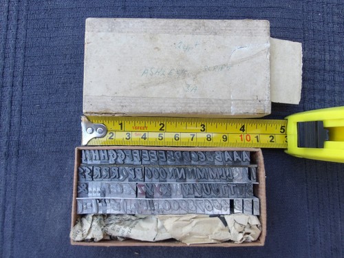 Vintage letterpress 24pt - letterpress,