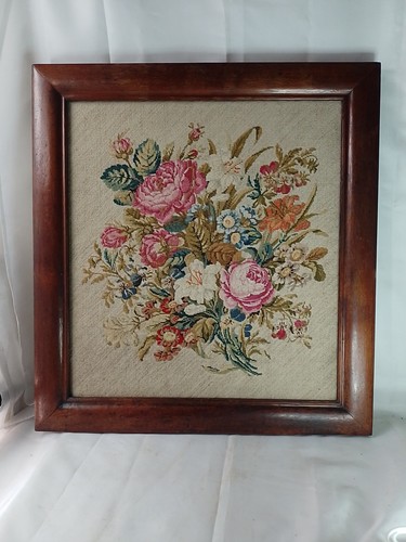 Antique berlin wool work - antique,