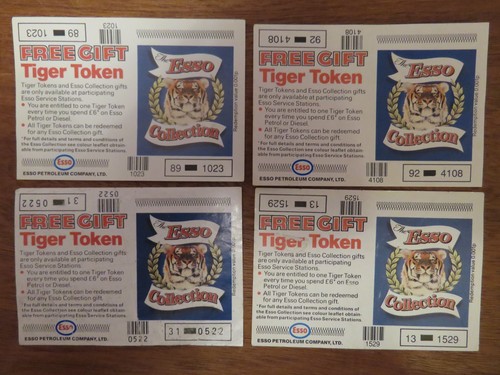 Lot vintage esso tiger - esso,