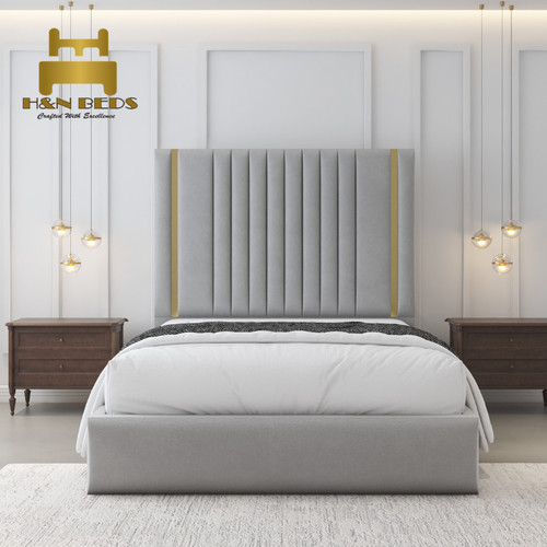 Luxury panel bed - bed, frame