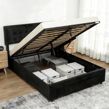 HOMCOM Double Bed Frame with