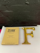 POSH GRAFFITI Decorative Gold
