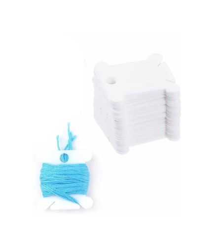 Translucent white floss - x,
