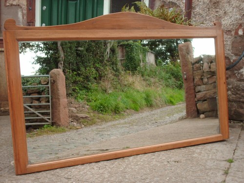 Large antique pine wall - large, /