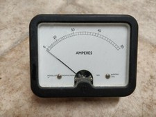 Vintage AMPS AMPERES PANEL