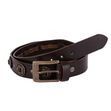 Leathershire Brown Concho Handmade leather belt
