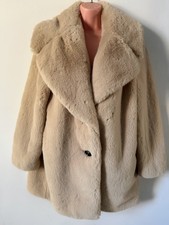 Zara Woman Camel Faux Fur Coat