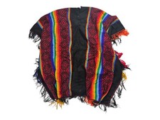 Indian Rainbow Style Poncho