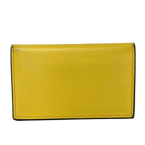 Valextra yellow leather - yellow,